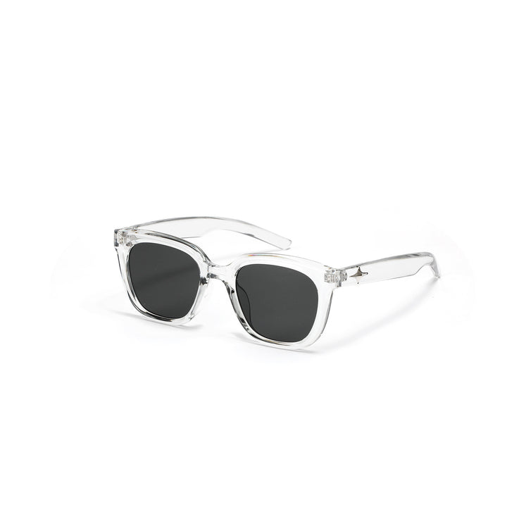 Damer moteriktig transparent solbrille med smal ramme og UV-beskyttelse Skanto
