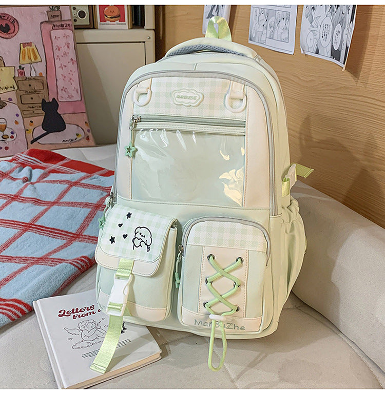 Søt Kawaii-tema Skole Ryggsekk