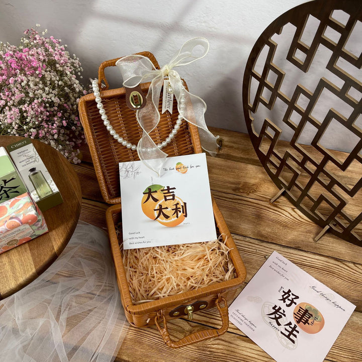 Dame stilige Rattan-Crossbody-veske Skanto