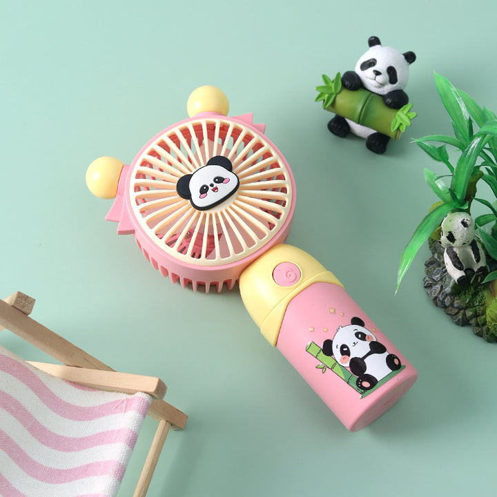 Dame bærbar Mini-vifte med søtt panda-design Skanto