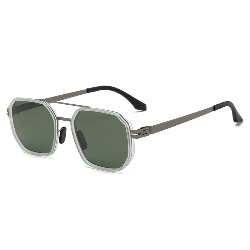 Damer Elegant Åttkantet Solbrille Skanto