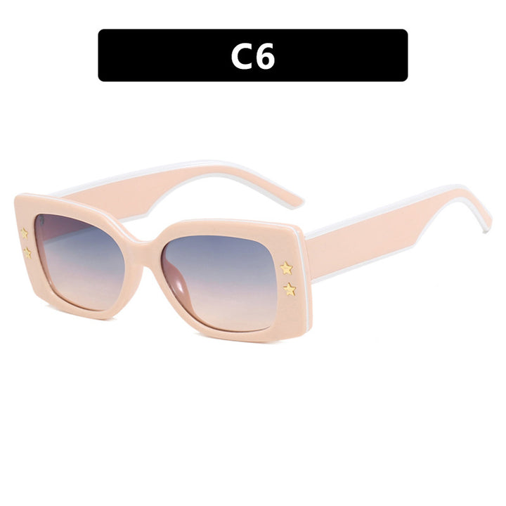 Women's Exclusive Square Sunglasses with Stylish Details Skanto