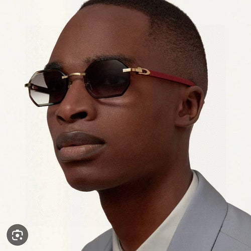 Damer elegant Korreksjonsbrille med moderne åttkantet ramme Skanto