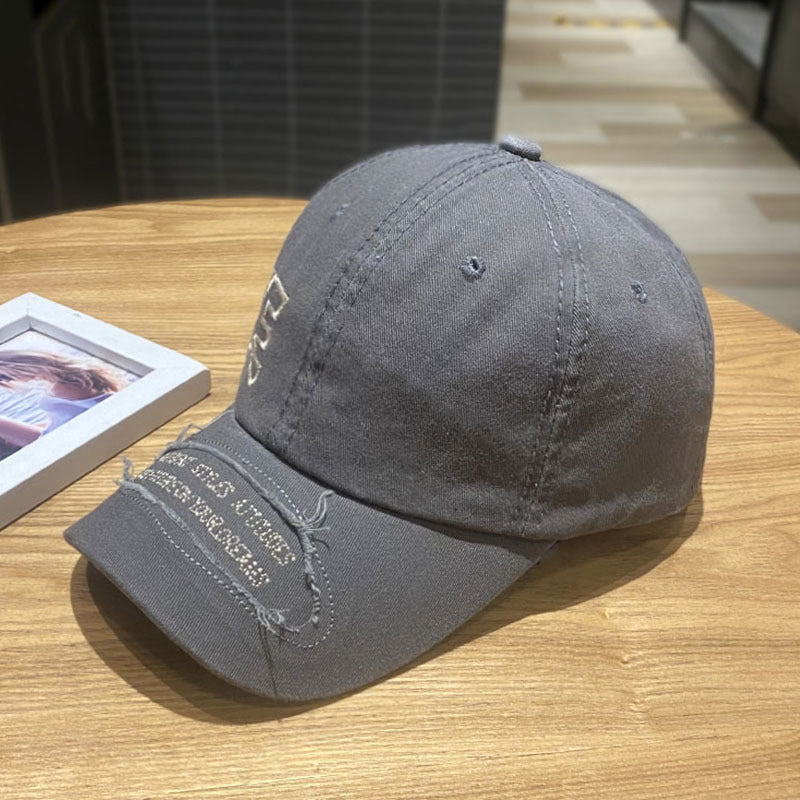 Kvinne's Slitt Uformell Denim Caps Skanto