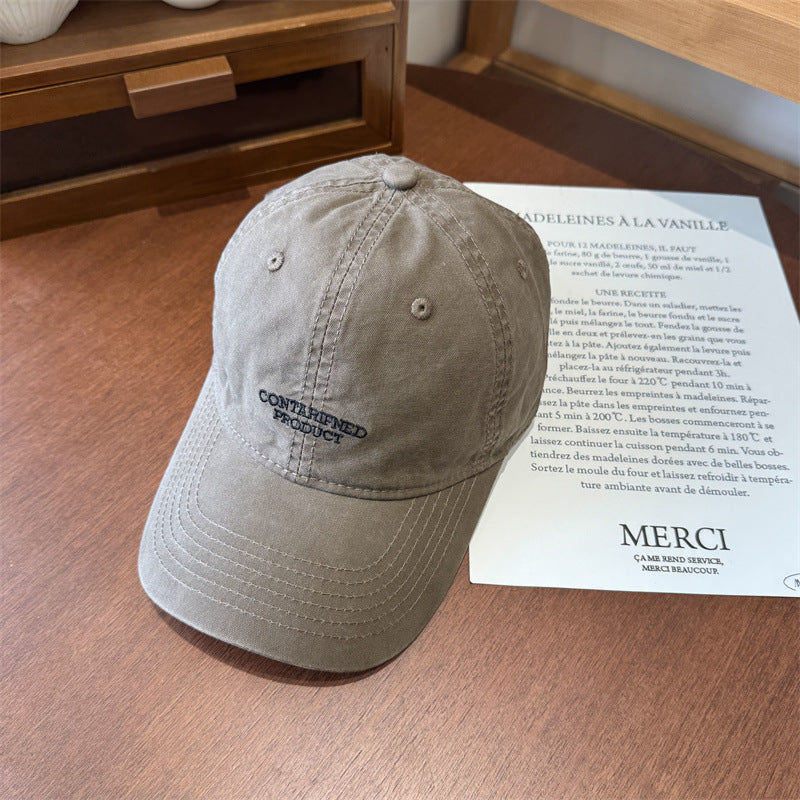 Herre Casual Brodert Bomulls Caps Skanto