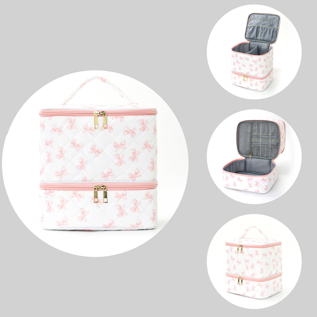 Kosmetikk-organizer-veske med praktisk delt design Skanto