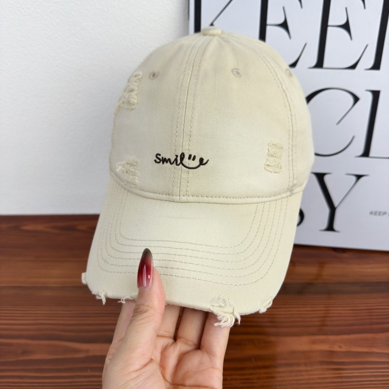 Kvinne Slitt Bomull Baseball Caps Skanto 1784270843