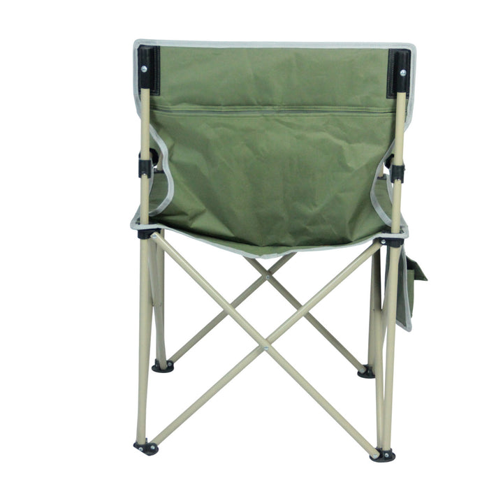 Folding chair with integrated cup holder and carrying bag Skanto
