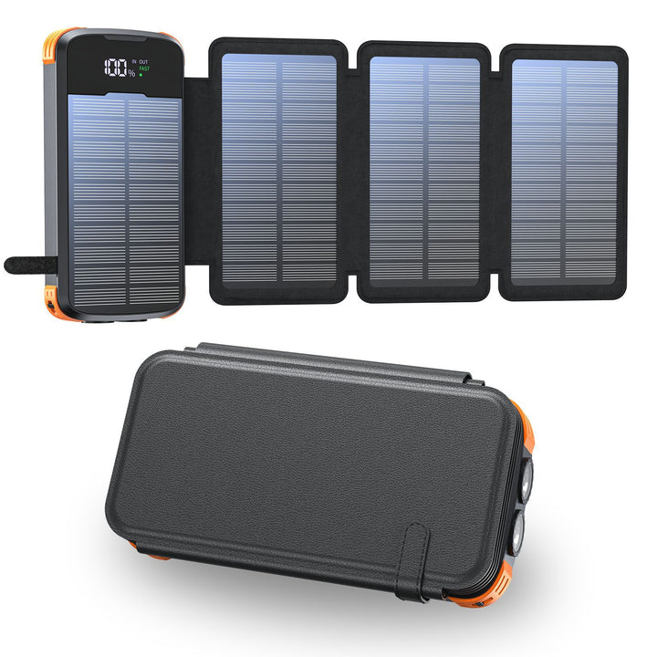 Solar-lader med powerbank og LED-lamper Skanto