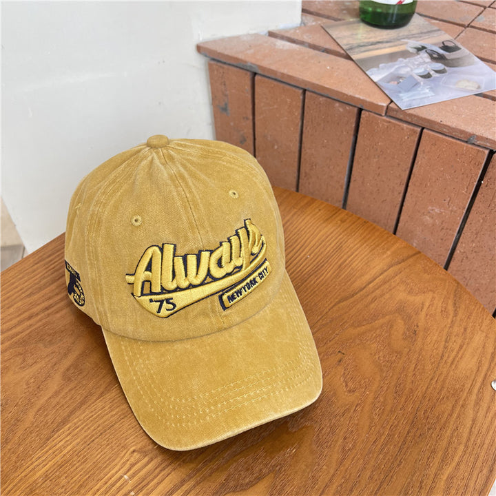 Herre Vintage-inspirert Slitt Bomull Baseball Caps Skanto