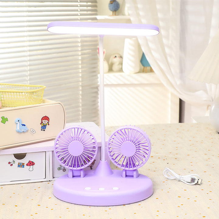 Dame Multifunksjonell Bordlampe med Integrerte Vifter Skanto