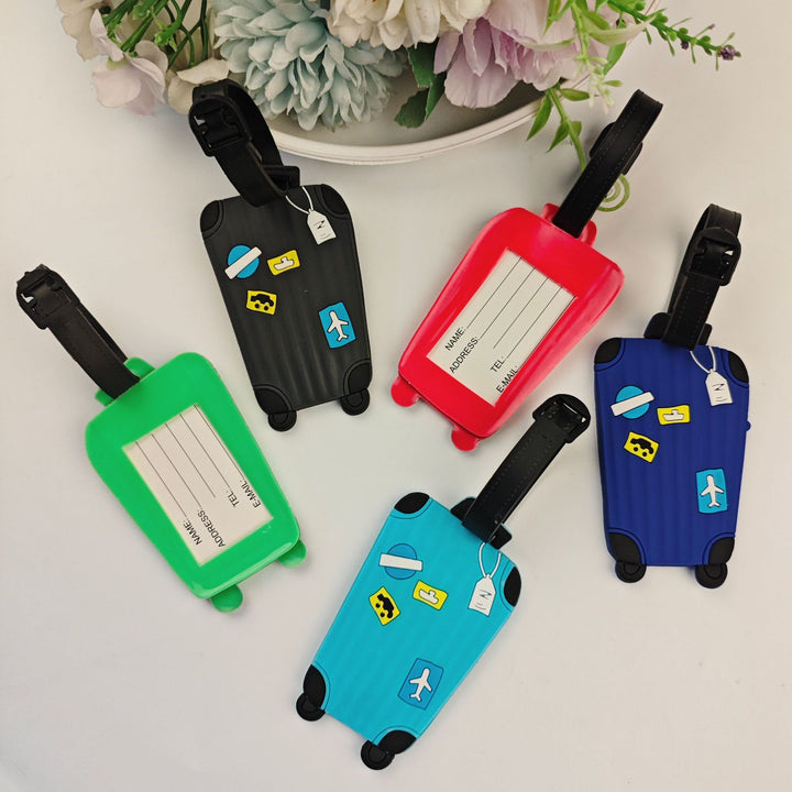 Unisex Bagasjeetikett i lekent reiseveske-design Skanto