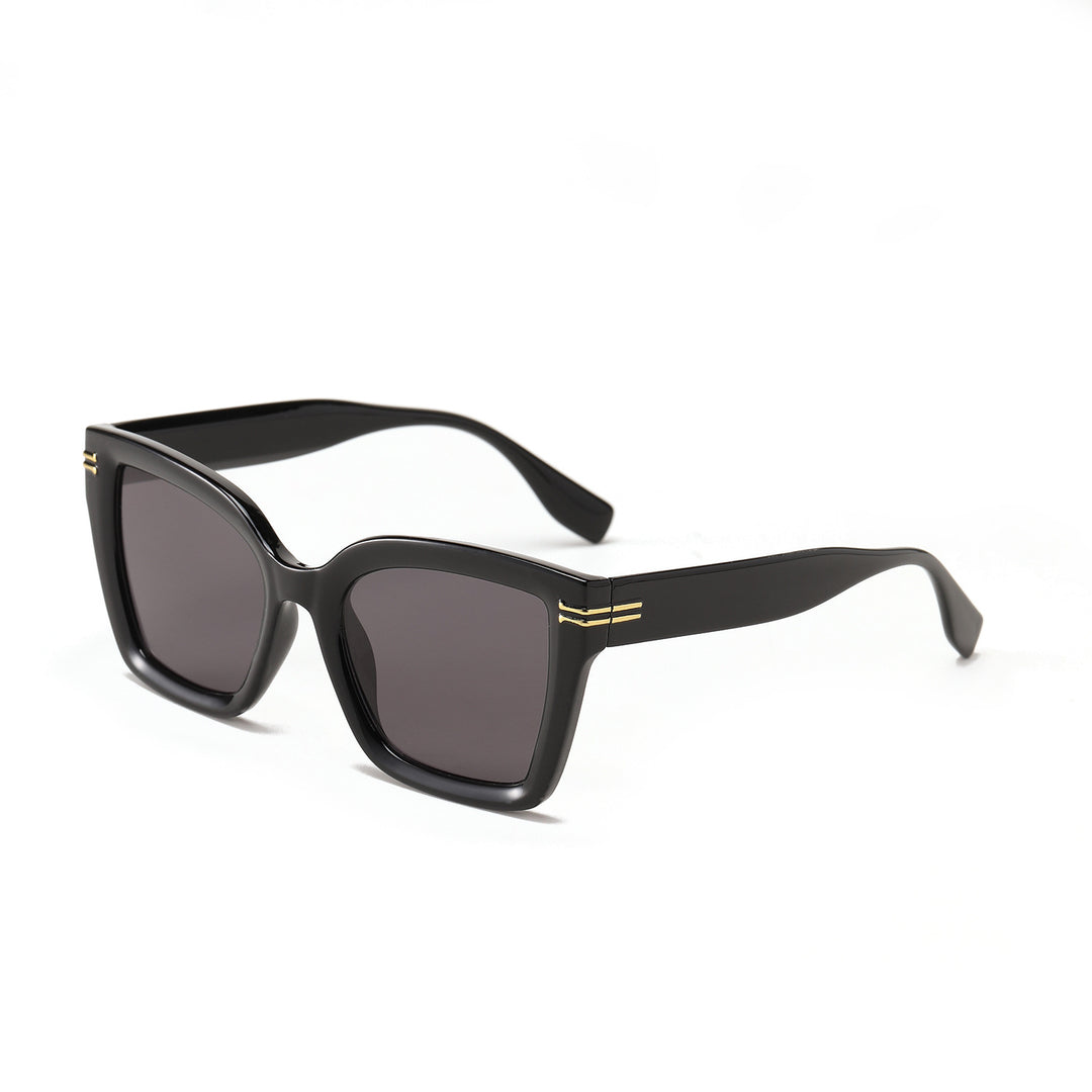 Damer trendy kvadratisk solbrille med elegant ramme Skanto