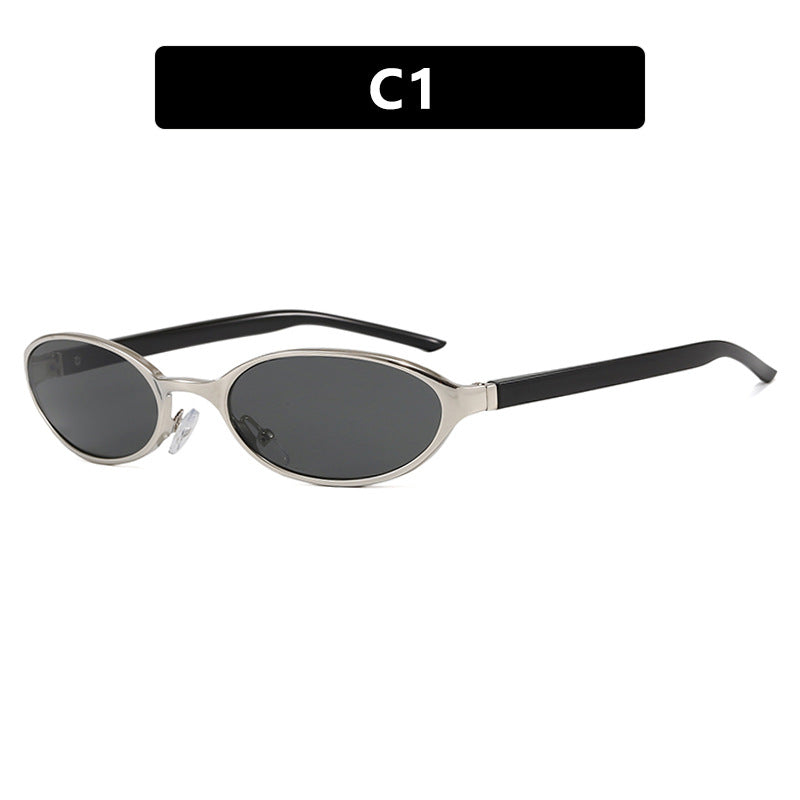 Women's elegant sunglasses with protective UV filter and narrow frame Skanto