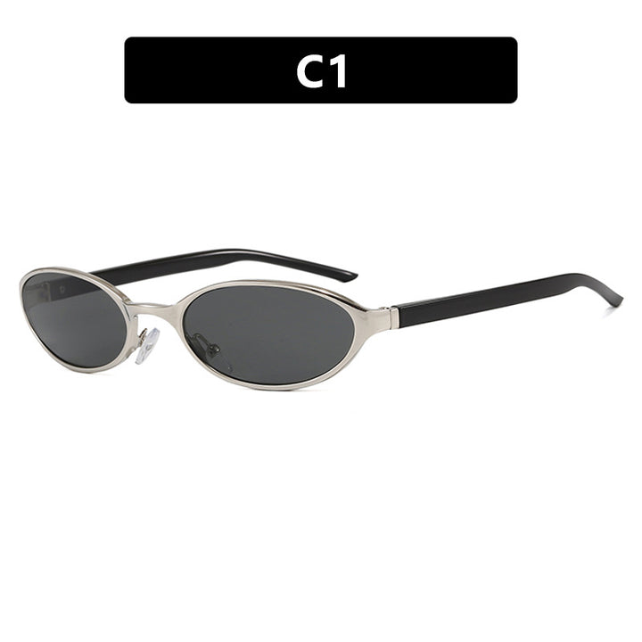 Women's elegant sunglasses with protective UV filter and narrow frame Skanto