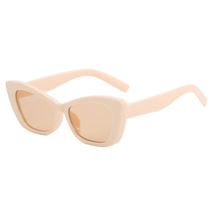 Damer Cat-Eye solbriller med stilige elementer Skanto