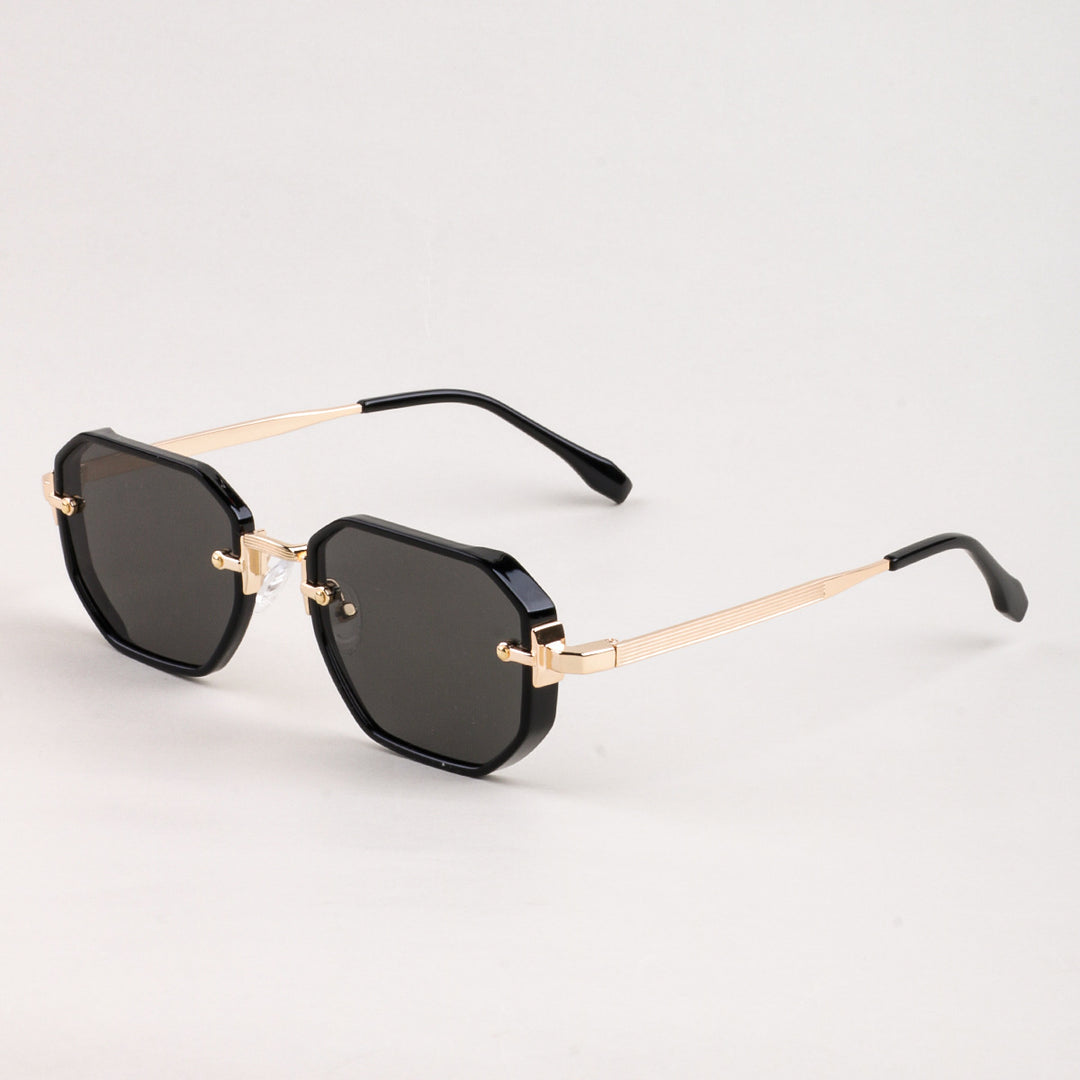 Dame moteriktig solbrille i elegant, åttkantet design Skanto