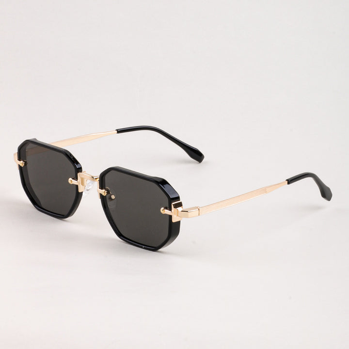 Dame moteriktig solbrille i elegant, åttkantet design Skanto
