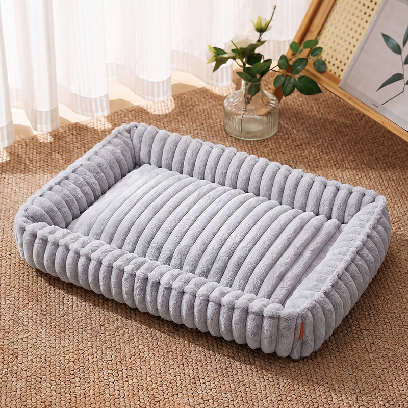 Luksuriøs Plush  Madrass   Hundeseng