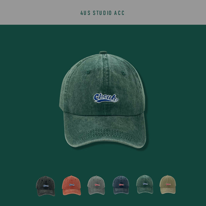 Herre Casual Børstet Bomull Baseball Caps Skanto