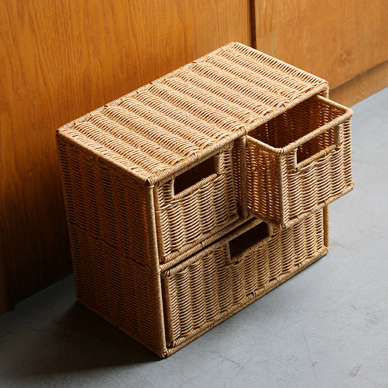 Multi-Skuff Wicker Oppbevaringsorganisator Skanto