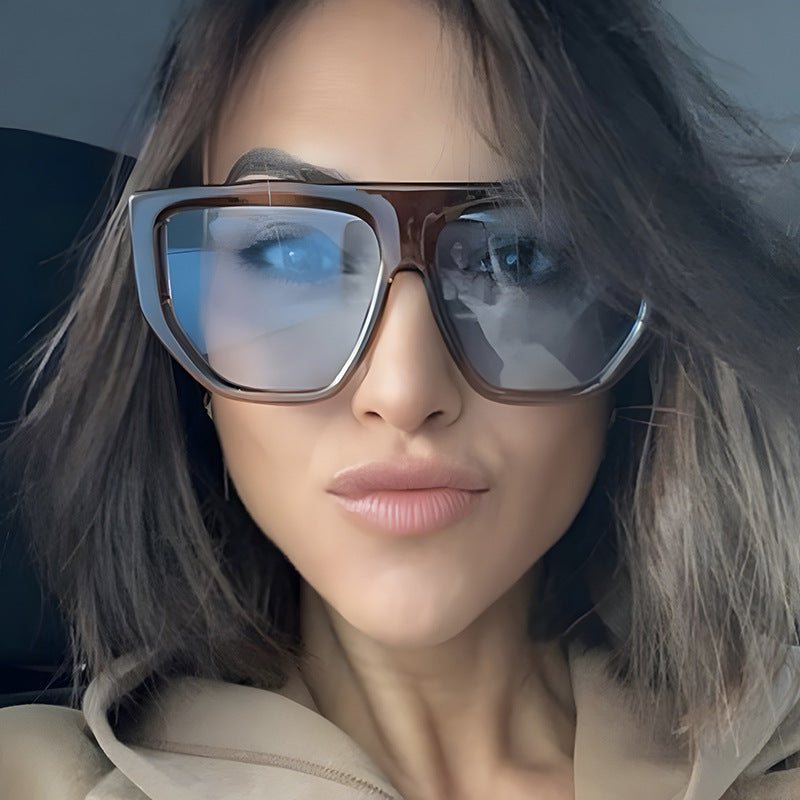 Women's fashionable oversized sunglasses with innovative frame Skanto