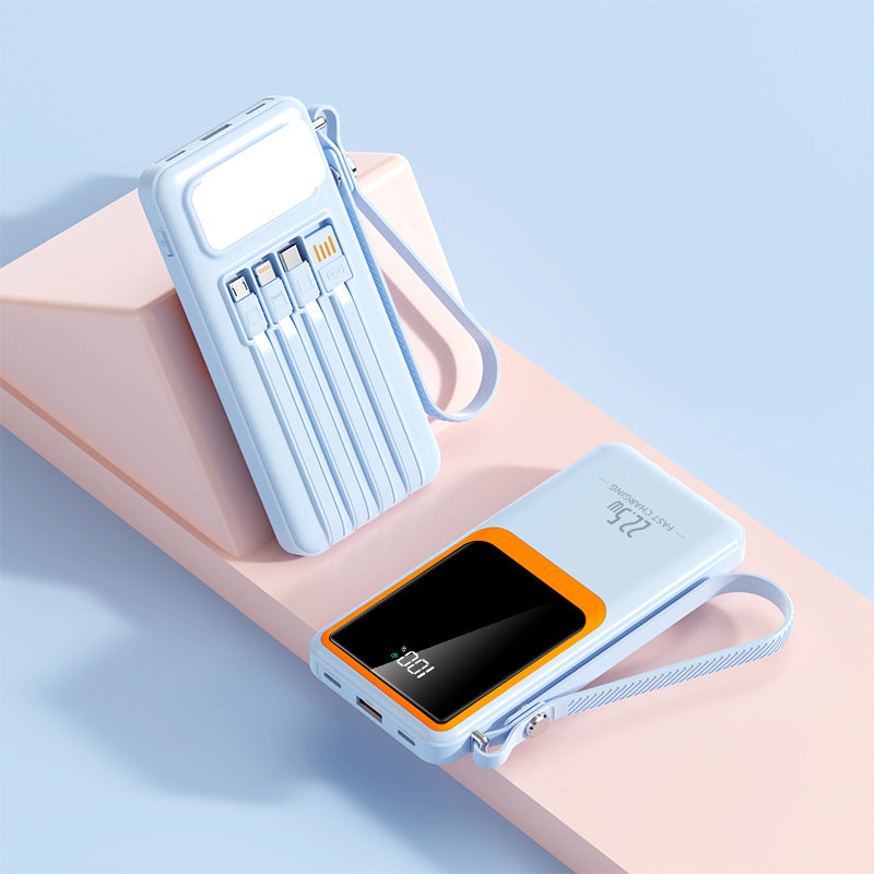 kompakt Powerbank med digitalt display Skanto