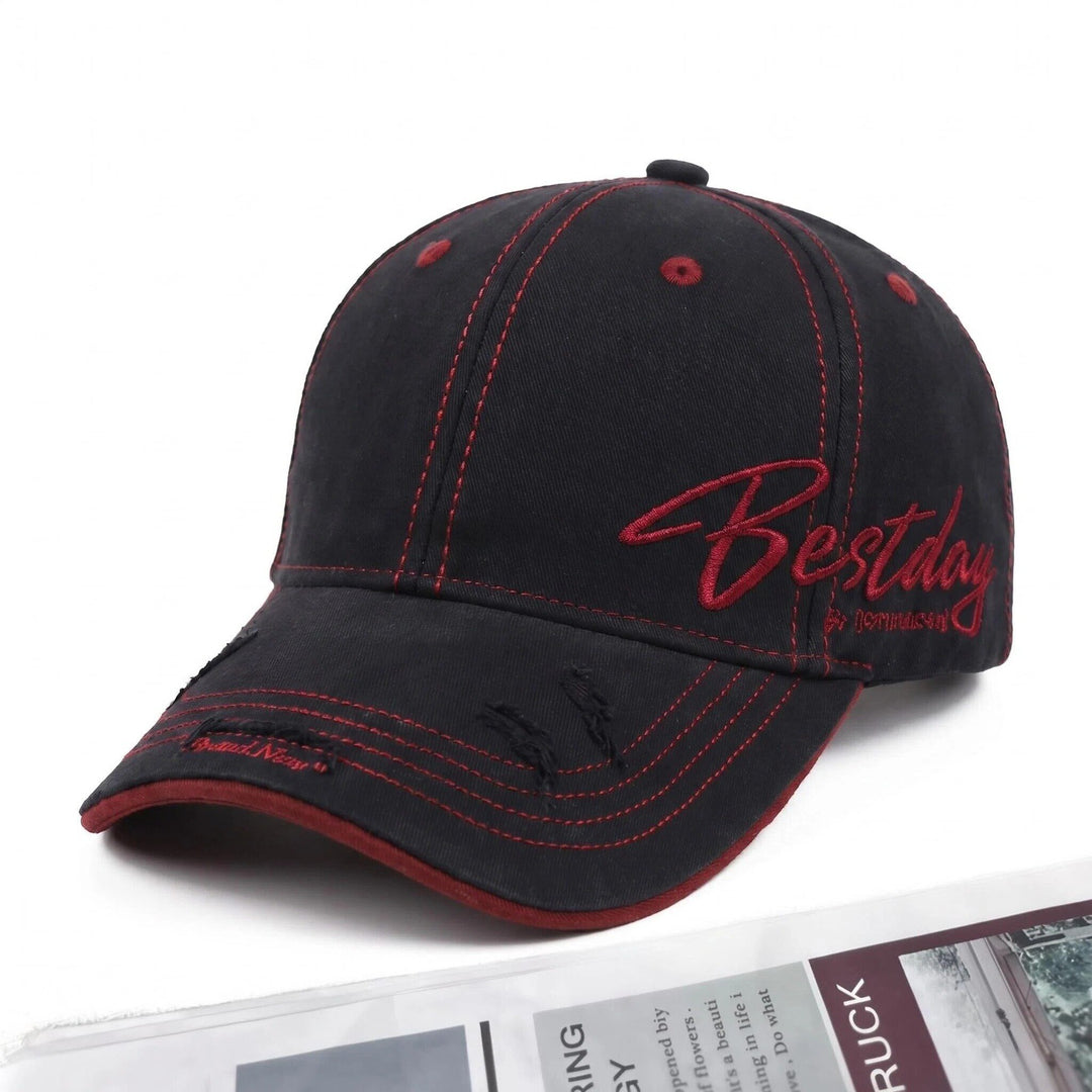 Herre Slitt Casual Bomulls Baseball Caps Skanto