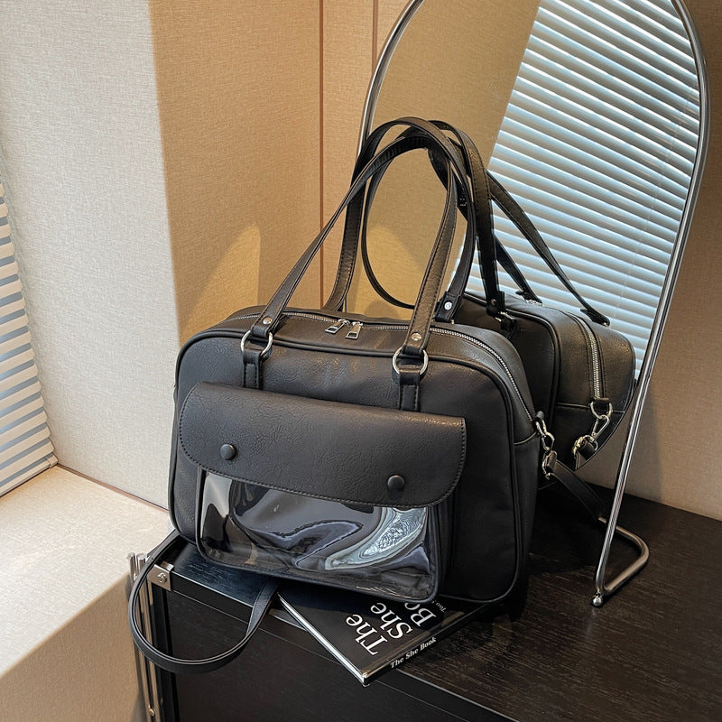 Elegant skulderveske med multifunksjonelle rom Skanto