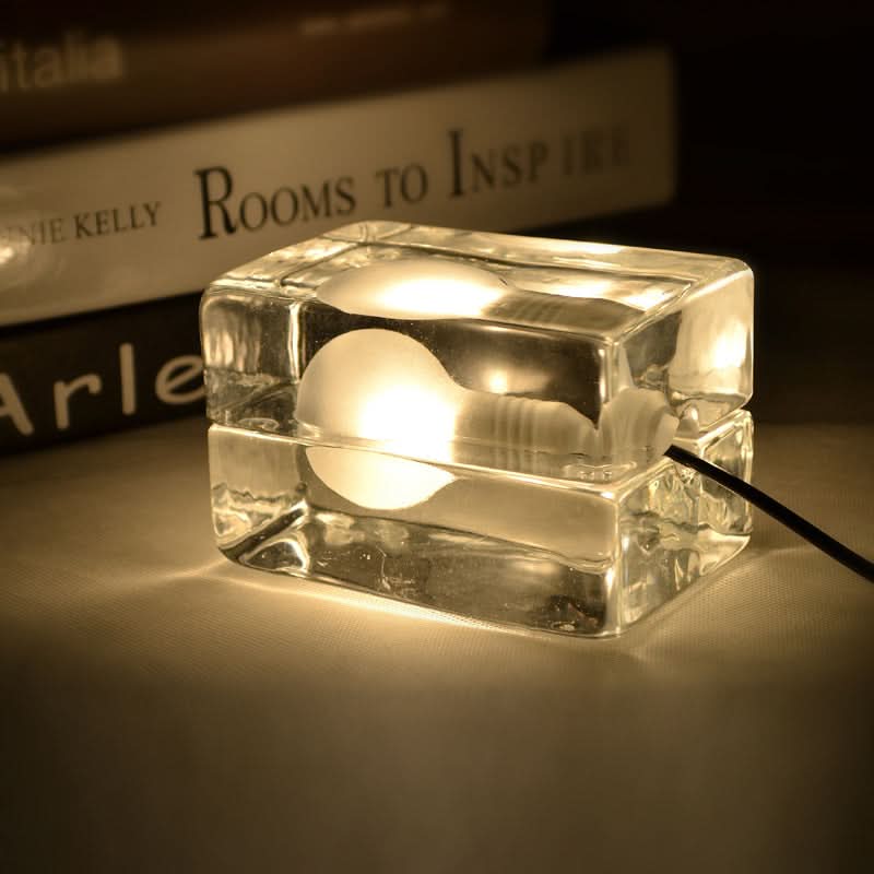 Skanto | Glass Block Table Lamp with G9 Socket