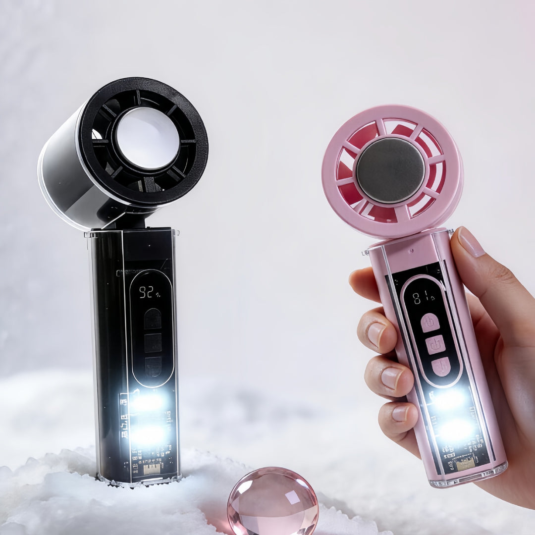 Dame bærbar mini-vifte med USB-tilkobling Skanto