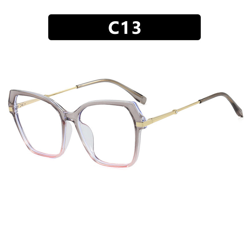 Women's square sunglasses with elegant metal frame and protective UV filter Skanto