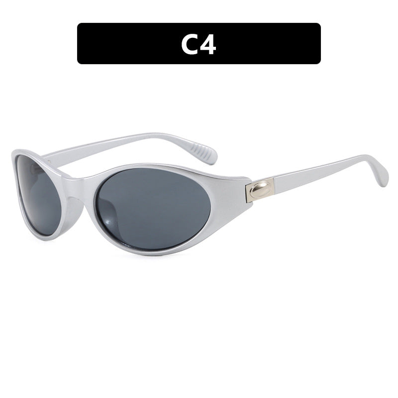 Women's stylish sunglasses in elegant oval design with protective UV filter Skanto