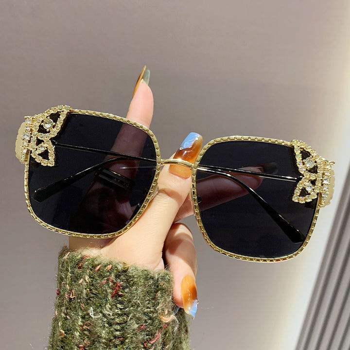 Women's extravagant glasses with sparkling details Skanto