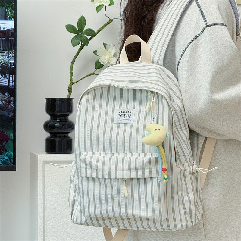 Striped Casual Ryggsekk Skanto