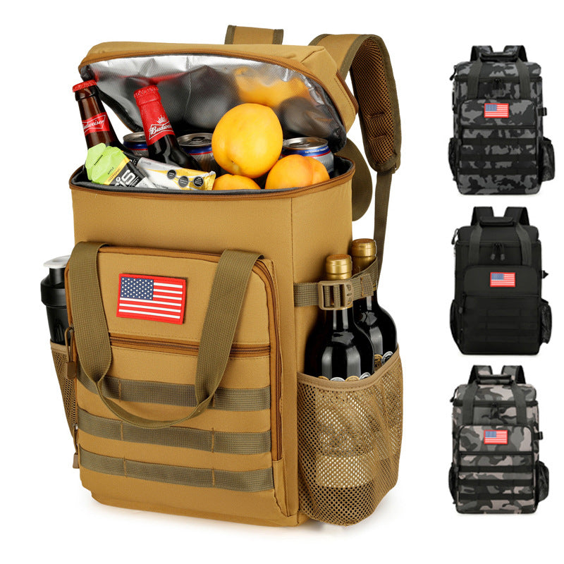 Unisex Nan Tactical Backpack with MOLLE Front, Insulated Cooler Compartment, and Padded Laptop Sleeve Skanto