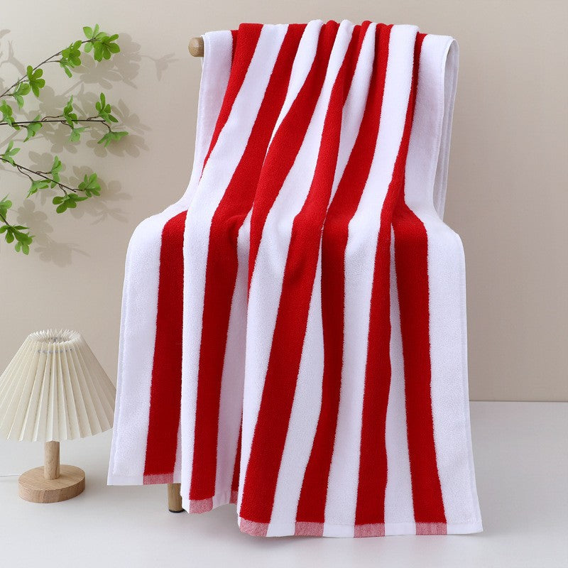 Frotté-Håndkle Med Livlig Stripemønster Skanto