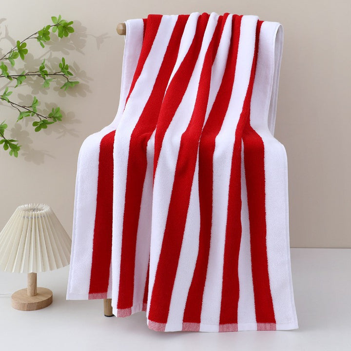 Frotté-Håndkle Med Livlig Stripemønster Skanto
