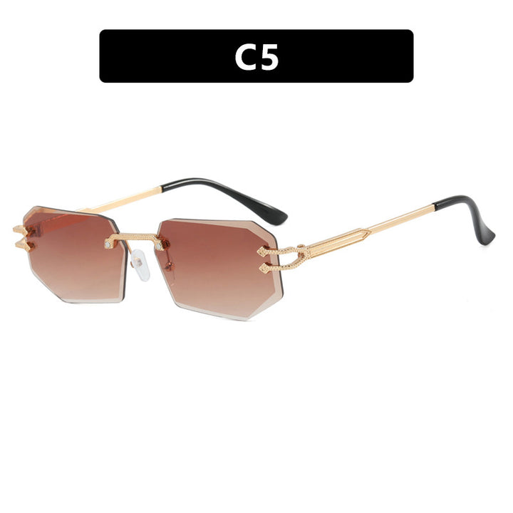 Damer geometrisk mote-solbrille Skanto