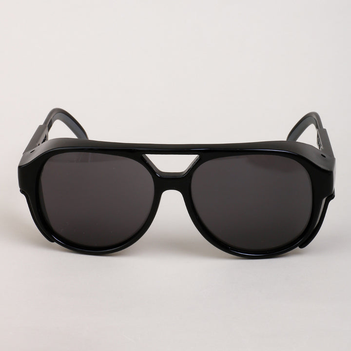 Dame oversized solbriller i geometrisk design med robust ramme og polarisert glass Skanto