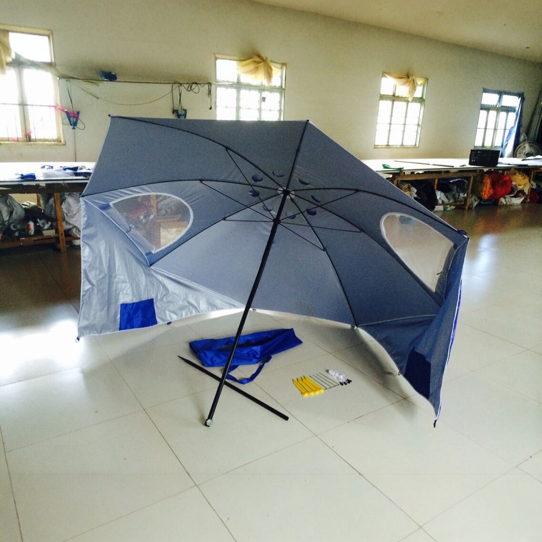 Stabil strandparasol med UV-beskyttelse Skanto