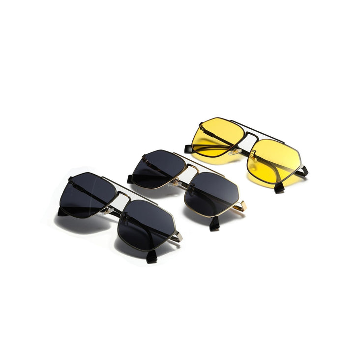 Dame modische åttkant solbrille med UV-beskyttelse Skanto