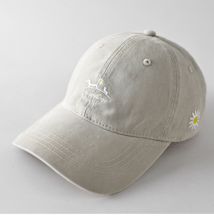 Kvinne Lettvektig Bomull Brodert Caps Skanto