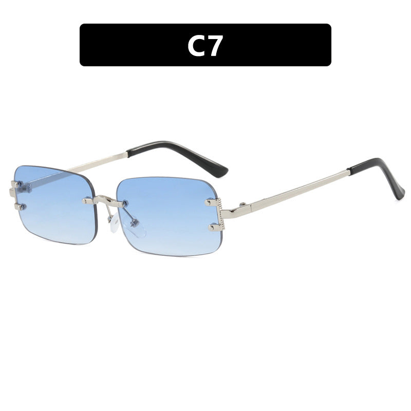 Women's square sunglasses with high-quality metal frame Skanto
