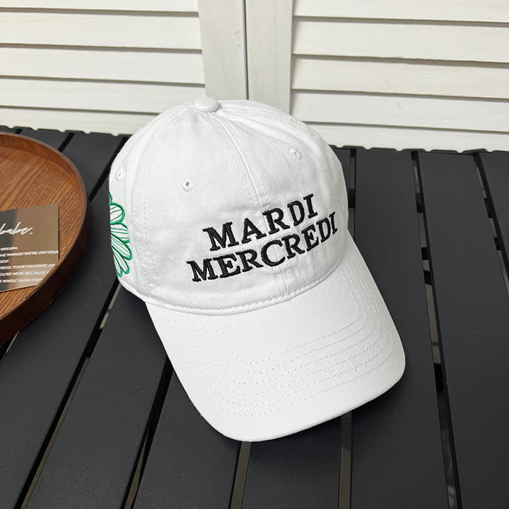 Kvinne Brodert Grafisk Baseball Caps Skanto