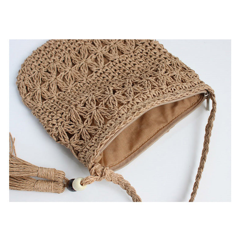 Hand-knitted crochet bag Skanto