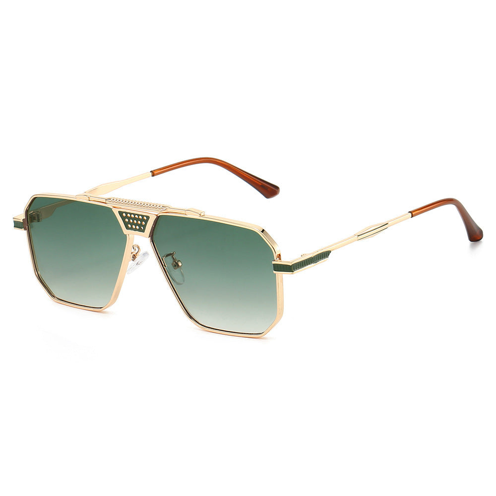Dame solbrille i luksuriøs, geometrisk design Skanto