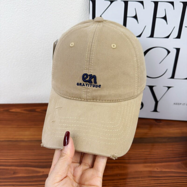 Kvinnenes Avslappet Bomullsbrodert Baseball Caps Skanto