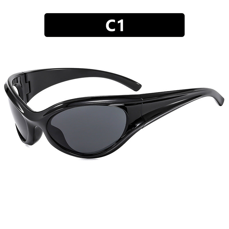 Women's sporty sunglasses with aerodynamic design Skanto