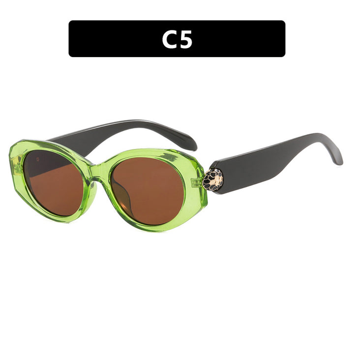 Women's extravagant sunglasses in unique tortoise pattern Skanto